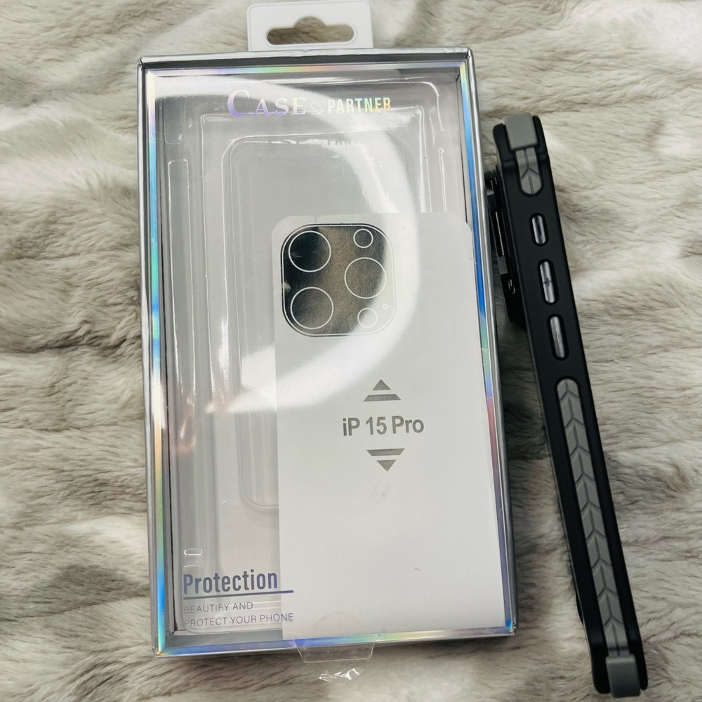 Black Protective Case for iPhone 15 Pro max